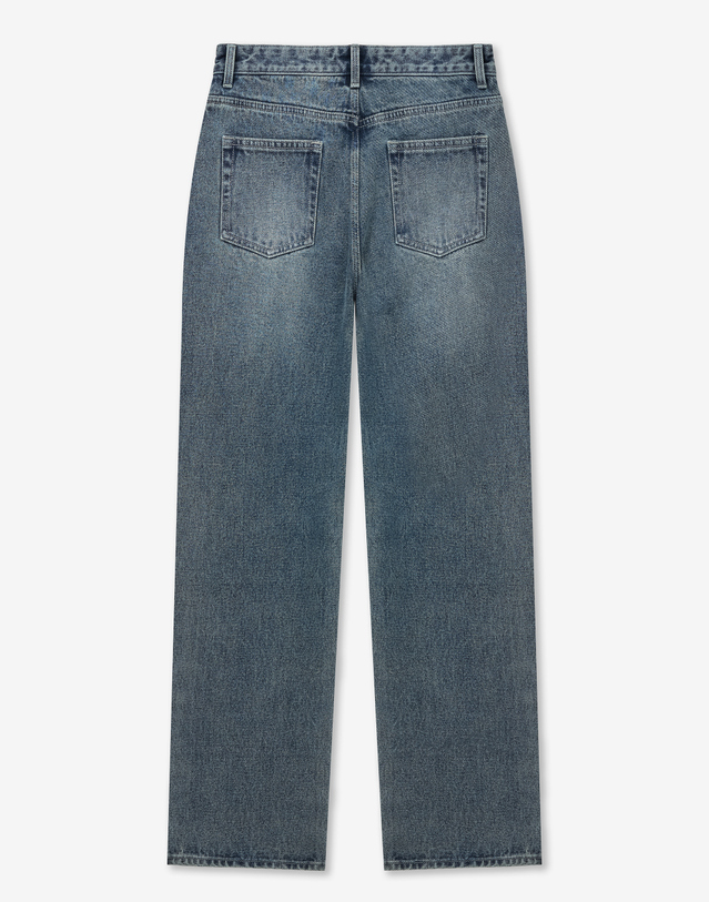 티엔지티 Lot.872 Straight Denim Pants (Vintage Blue) 진한 블루 착용컷
