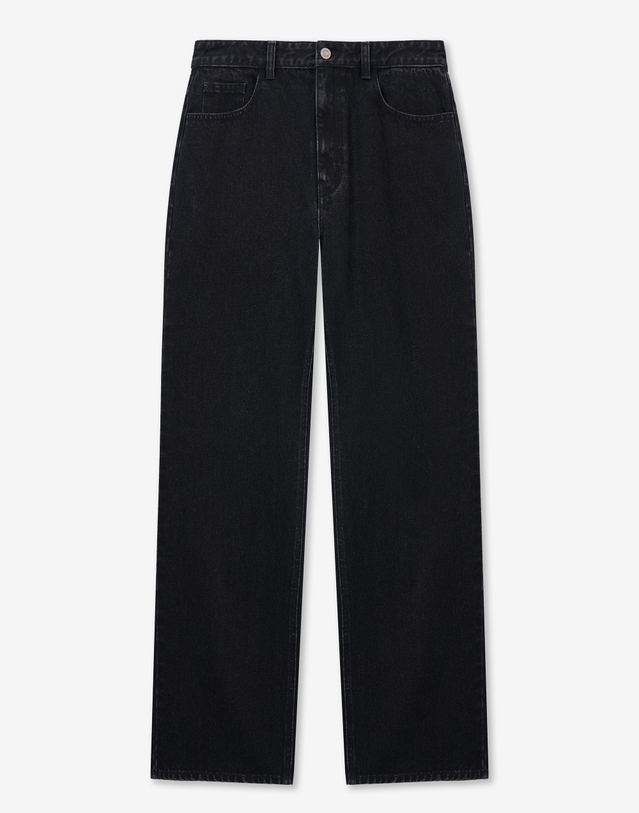 티엔지티 Lot.872 Straight Denim Pants (Black) 블랙 착용컷