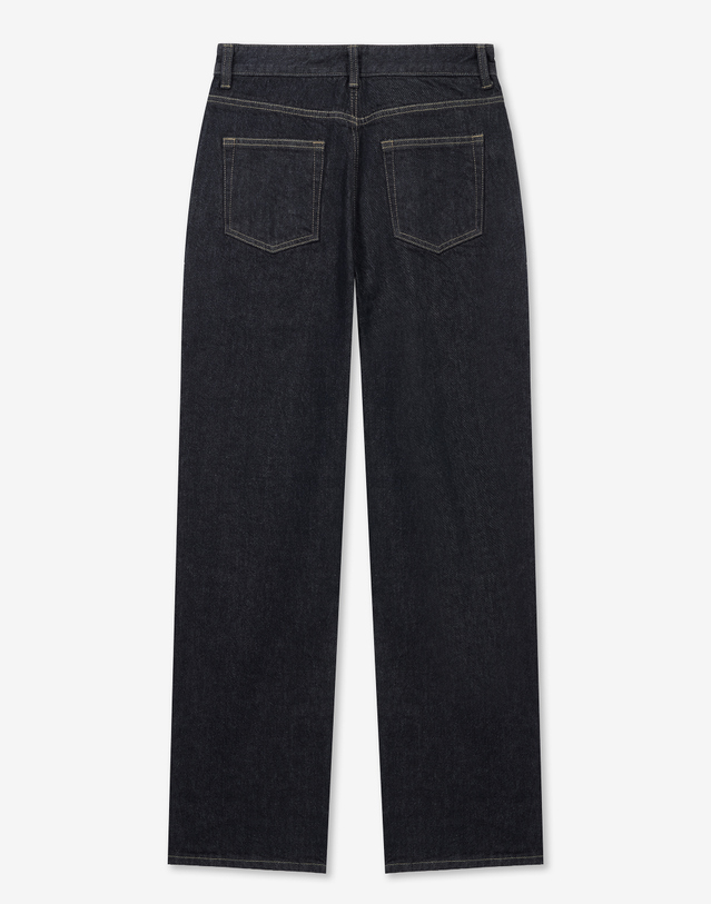 티엔지티 Lot.872 Straight Denim Pants (Raw Indigo) 네이비 착용컷