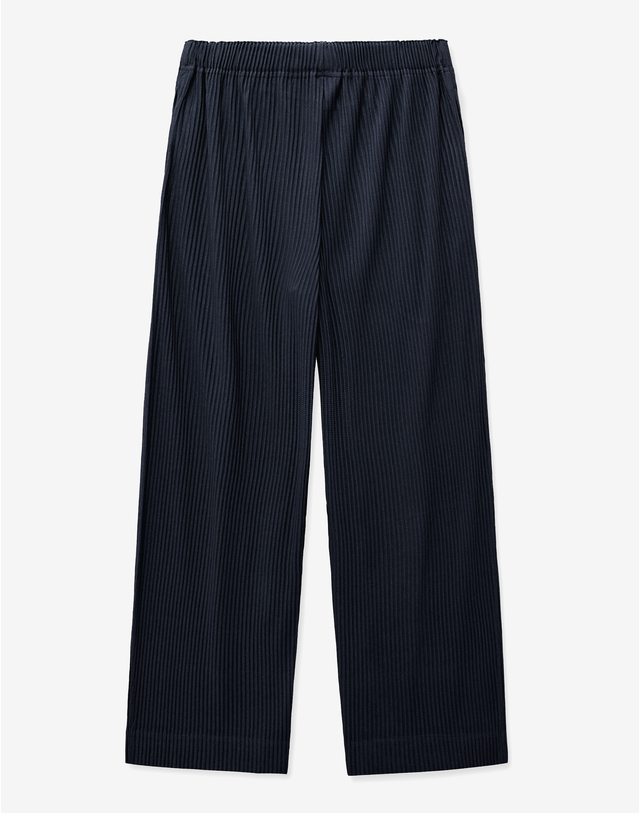 요요기 플리츠 바이 티엔지티 Yoyogi Pleats Wide Pants (Navy) 네이비 착용컷