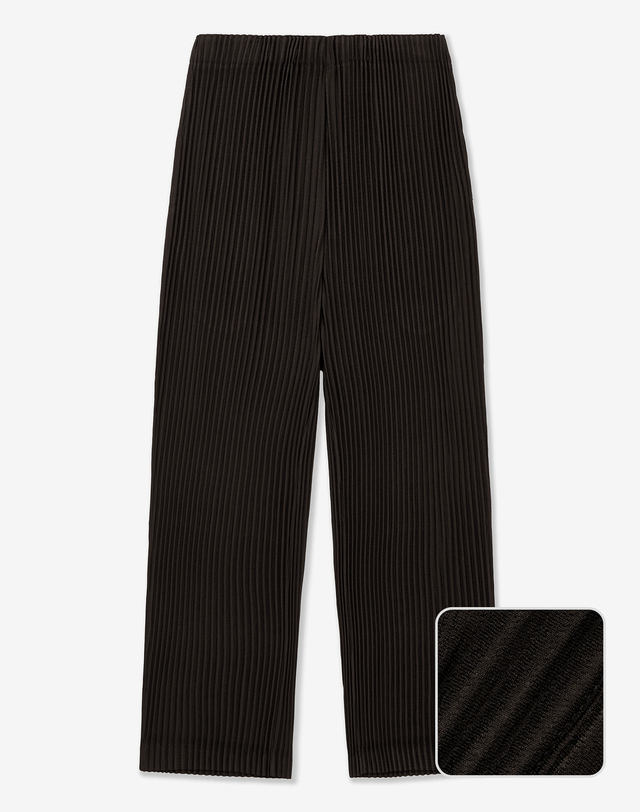 요요기 플리츠 바이 티엔지티 Yoyogi Pleats Tapered Pants (Brown) 브라운 착용컷
