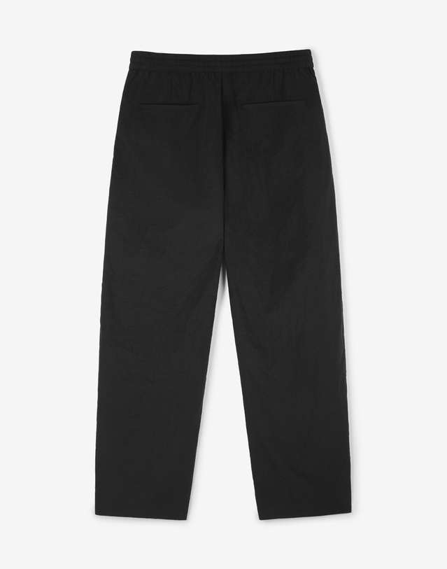 티엔지티 Wide Tapered Fit Nylon Pants (Black) 블랙 착용컷