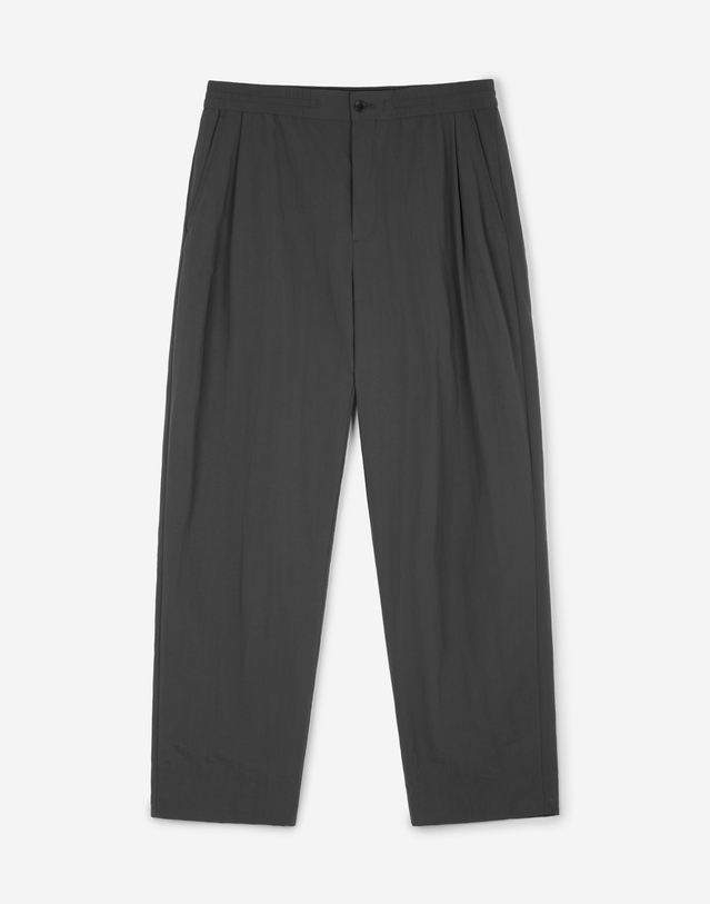 티엔지티 Wide Tapered Fit Nylon Pants (Grey) 그레이 착용컷