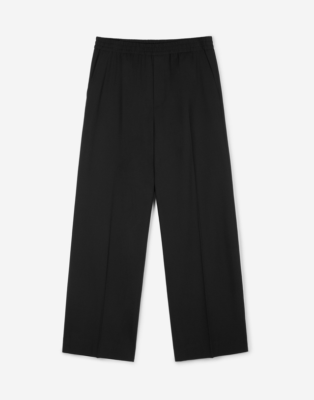 티엔지티 Linen Wide-Fit Pants (Dark Navy) 네이비 착용컷