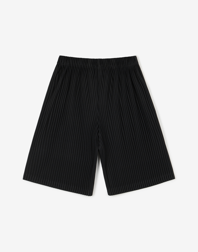 요요기 플리츠 바이 티엔지티 Yoyogi Pleats Shorts (Black) 블랙 착용컷