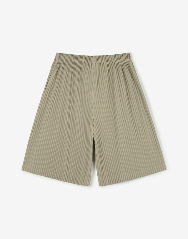 요요기 플리츠 바이 티엔지티 Yoyogi Pleats Shorts (Beige) 베이지 착용컷