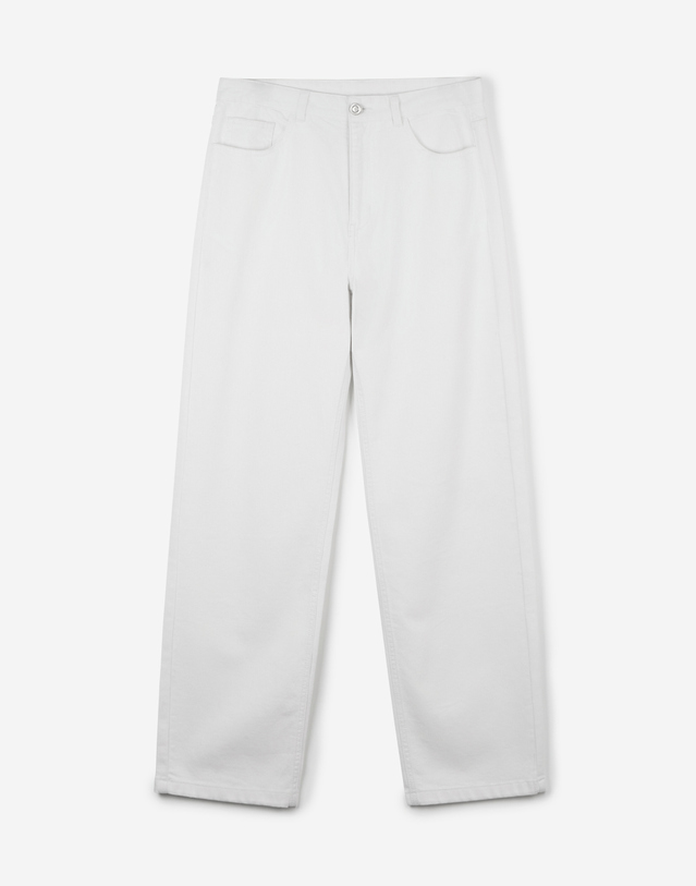 티엔지티 Lot.872s Summer Lightweight Denim Pants (White) 흰색 착용컷