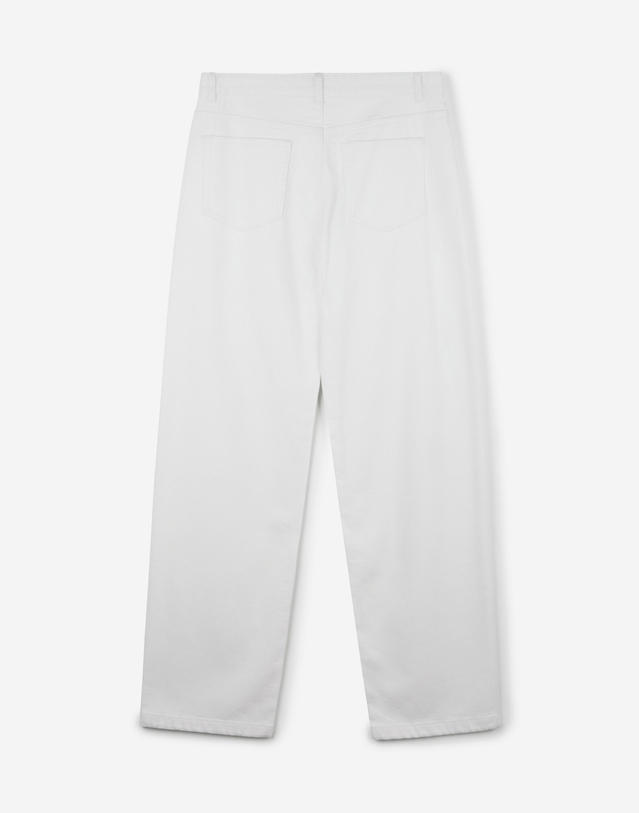 티엔지티 Lot.872s Summer Lightweight Denim Pants (White) 흰색 착용컷