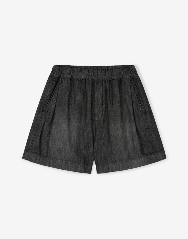 티엔지티 Lot.872h Summer Lightweight Denim Shorts (Washed Grey) 그레이 착용컷