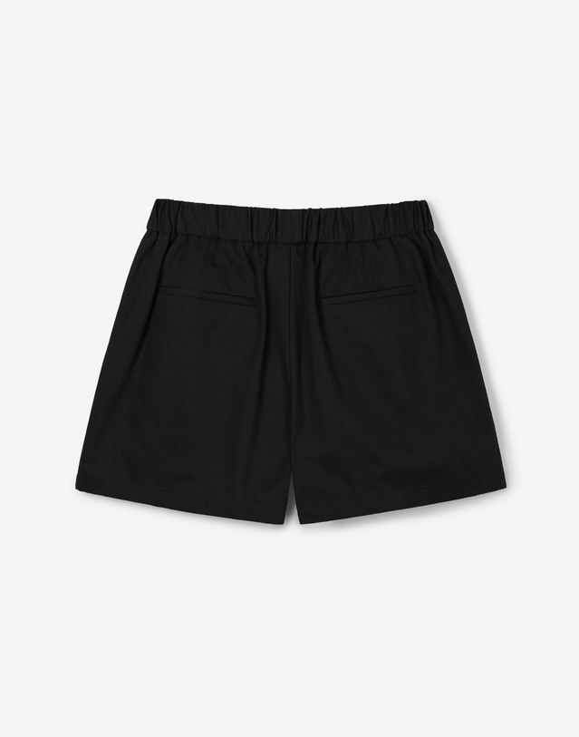 티엔지티 Cotton Elastic Waist Shorts (Black) 블랙 착용컷