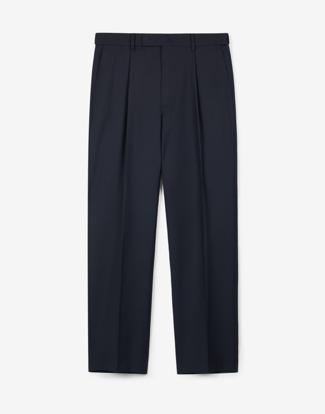 티엔지티 Wool Blend Comfort Tapered-Fit Pants (Dark Navy) 네이비 상세