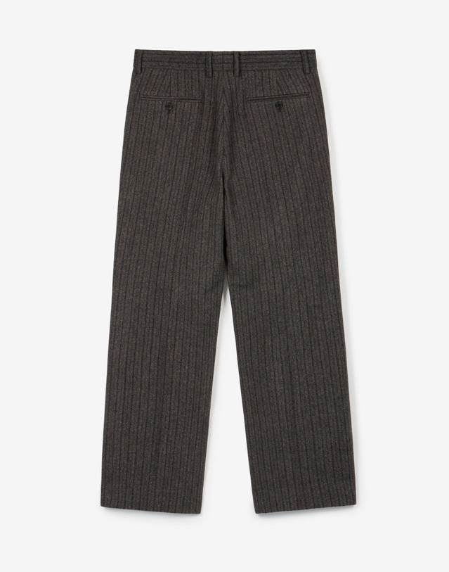 티엔지티 Redford Wool Herringbone Semi-Wide Pants (Grey) 그레이 착용컷