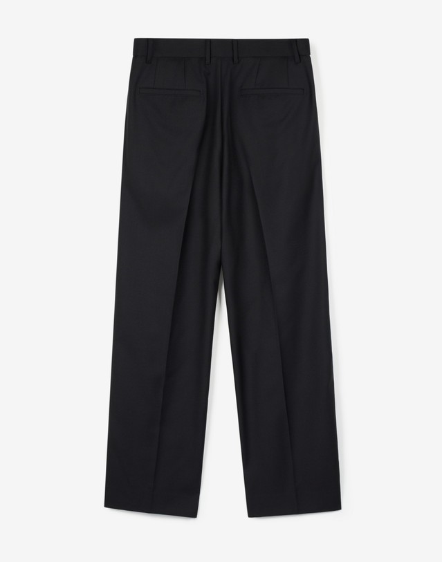 티엔지티 Wool Blend Comfort Semi-Wide Pants (Black) 블랙 착용컷