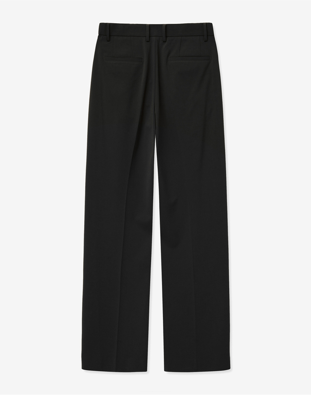 티엔지티 Essential Semi-Wide Pants (Black) 블랙 착용컷