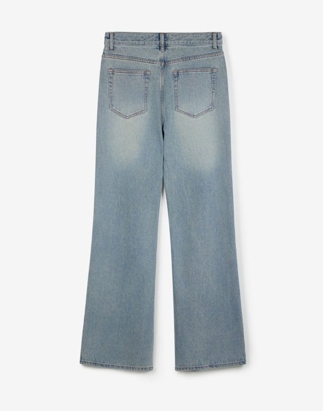 티엔지티 Flared Denim Pants (Washed Blue) 블루 상세