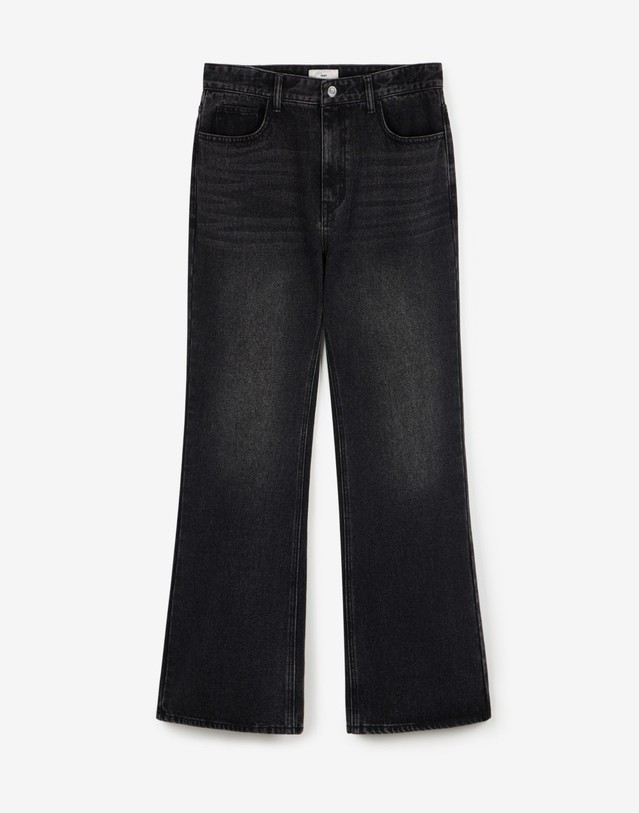 티엔지티 Flared Denim Pants (Black) 블랙 상세