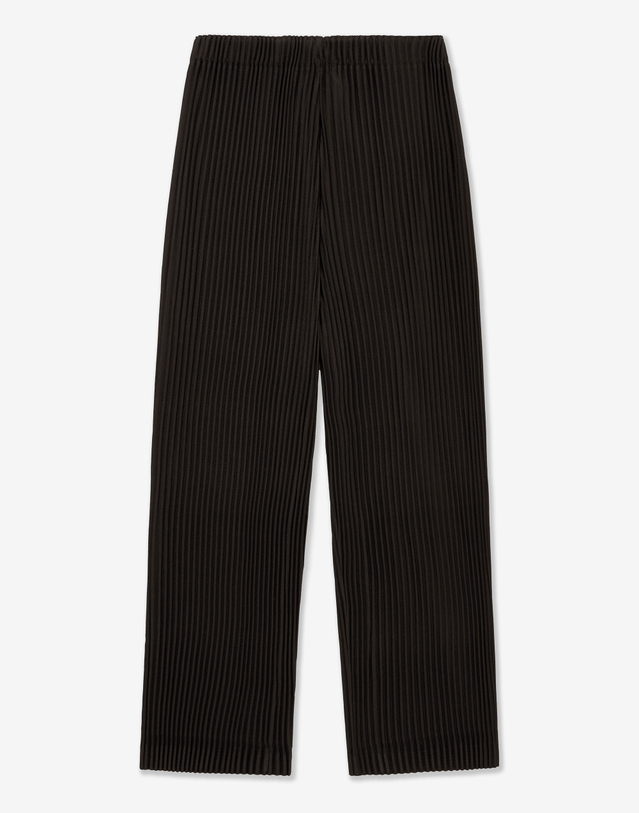 요요기 플리츠 바이 티엔지티 Yoyogi Pleats Tapered-Fit Pants (Brown) 브라운 착용컷