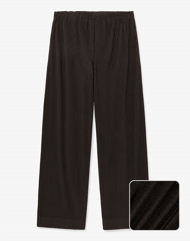 요요기 플리츠 바이 티엔지티 Yoyogi Pleats Wide-Leg Pants (Brown) 브라운 상세