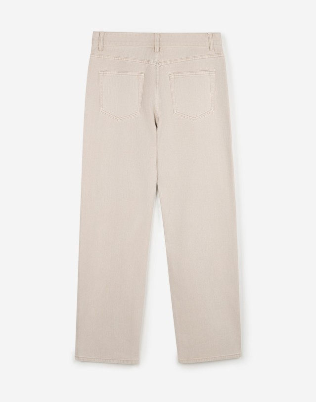 티엔지티 Lot.872 Pigment Dyed Straight-Leg Denim Pants (Washed Beige) 베이지 상세