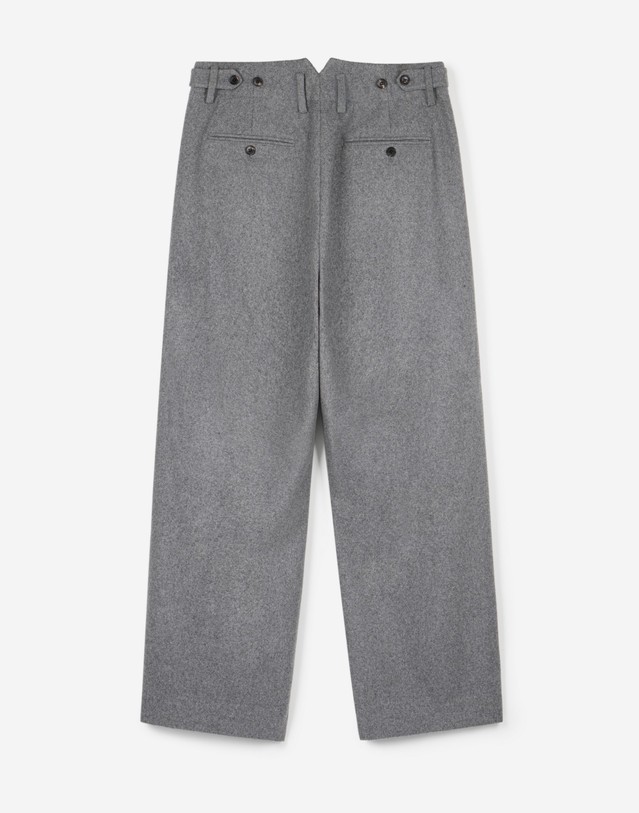 티엔지티 Two Tuck Wool Wide-Leg Pants (Grey) 그레이 상세