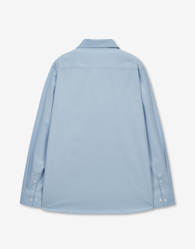 티엔지티 Office Dress Shirt (Blue) 블루 착용컷
