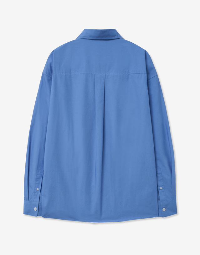 티엔지티 Comfort Cotton Shirt (Blue) 블루 착용컷