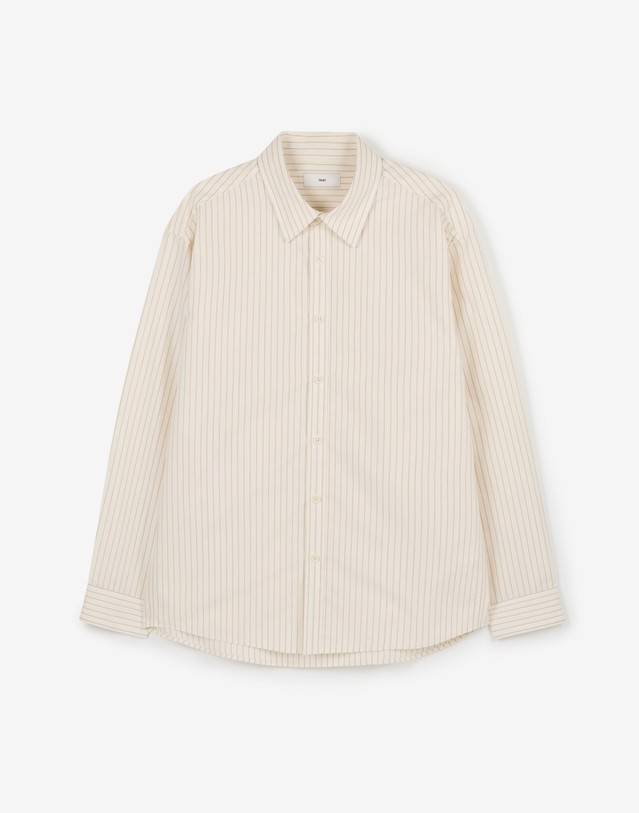 티엔지티 Comfort Striped Shirt (Yellow) 노랑 상세