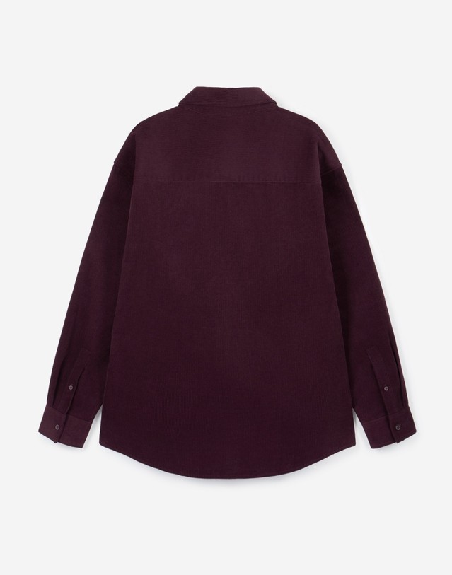 티엔지티 Comfort Corduroy Shirt (Burgundy) 와인 상세