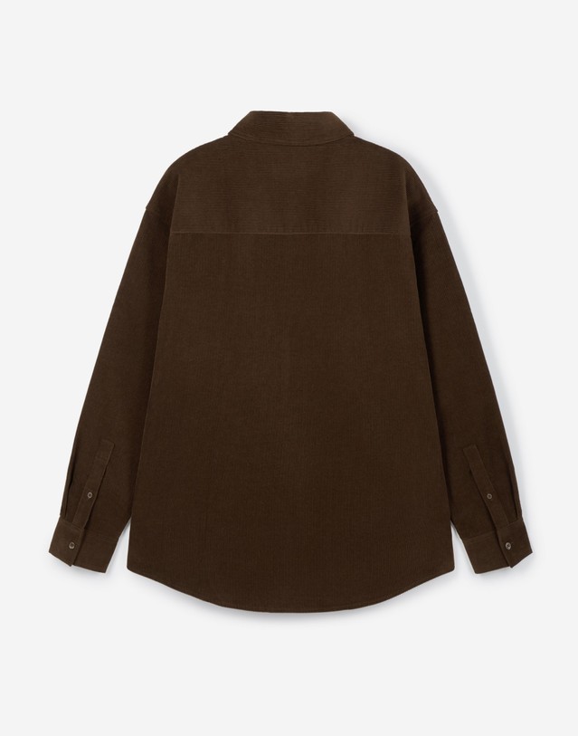 티엔지티 Comfort Corduroy Shirt (Brown) 브라운 상세