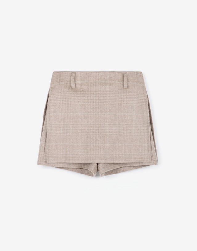 티엔지티 [PIACENZA] Pure Cashmere Wrap Skirt Pants (Beige) 베이지 상세
