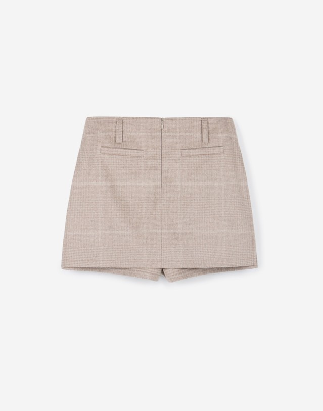 티엔지티 [PIACENZA] Pure Cashmere Wrap Skirt Pants (Beige) 베이지 상세