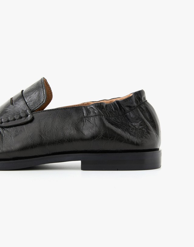 티엔지티 [RMMV X TNGT] Shirring Banding Loafer (Black) 블랙 상세
