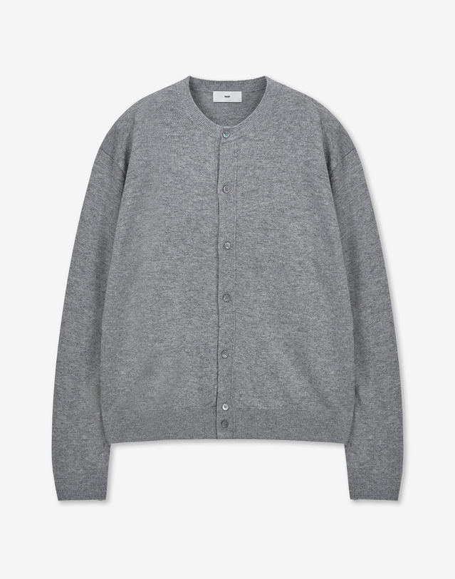 티엔지티 Cashmere Blend Knit Cardigan (Grey) 그레이 착용컷
