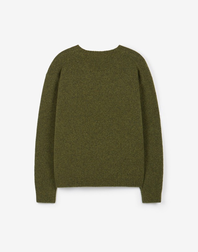 티엔지티 Soft Shaggy Dog Knit (Green) 초록 상세