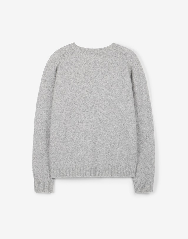 티엔지티 Soft Shaggy Dog Knit (Grey) 그레이 상세