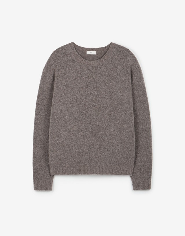 티엔지티 Soft Shaggy Dog Knit (Brown) 브라운 상세