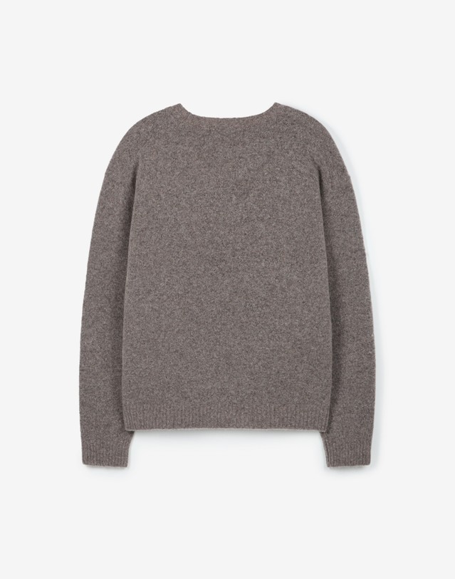 티엔지티 Soft Shaggy Dog Knit (Brown) 브라운 상세