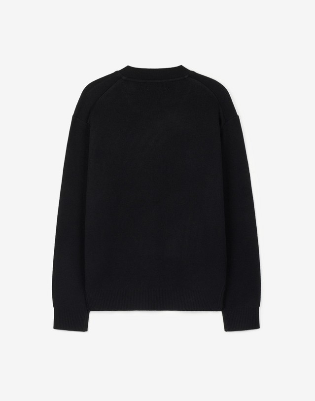 티엔지티 Button-Detail Knit (Black) 블랙 상세