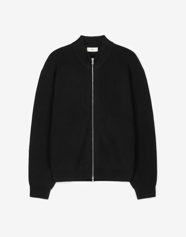 티엔지티 Cashmere Blend Full-Zip Knit (Black) 블랙 상세