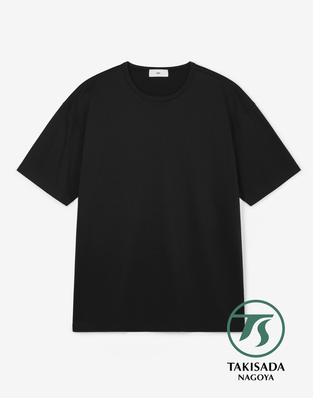 티엔지티 Takisada Japanese Cotton Tee (Black) 블랙 착용컷