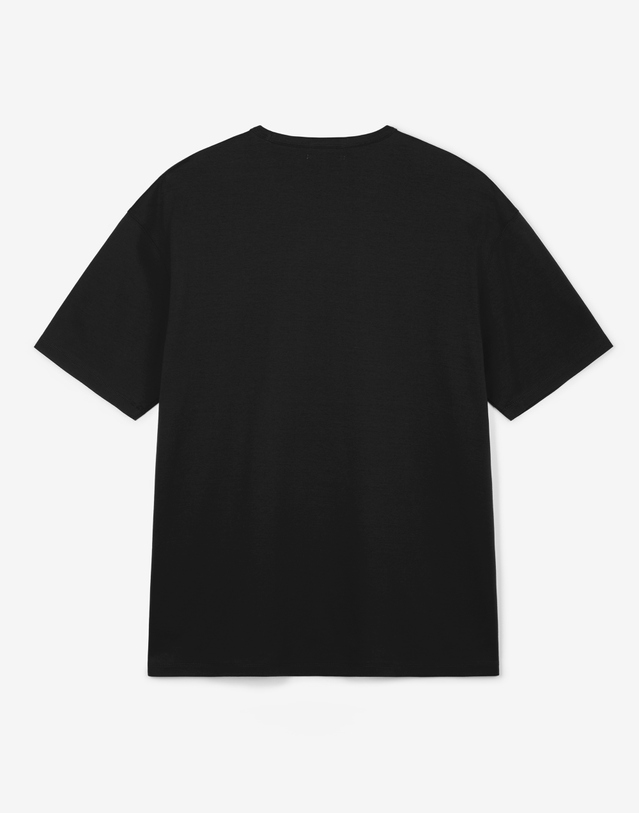티엔지티 Takisada Japanese Cotton Tee (Black) 블랙 착용컷