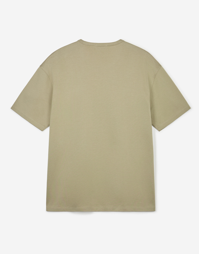 티엔지티 Takisada Japanese Cotton Tee (Khaki) 카키 착용컷