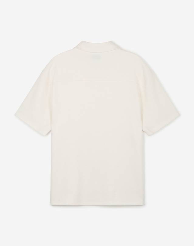 티엔지티 Tweed Polo (Ivory) 아이보리 착용컷