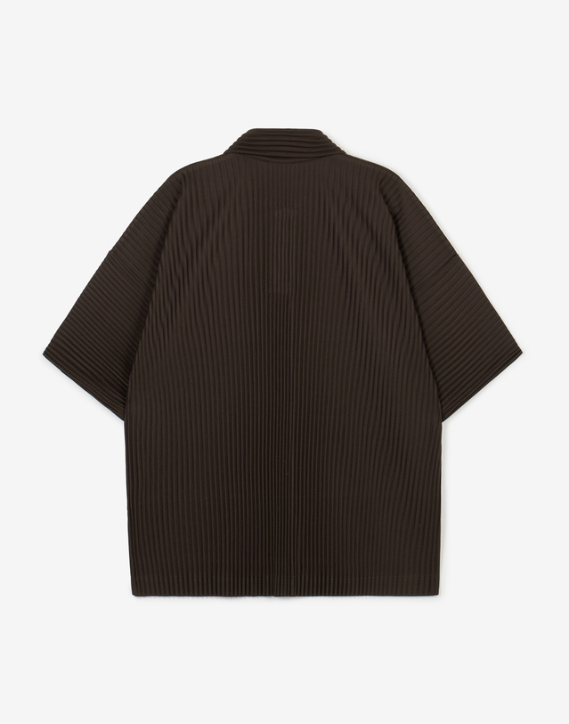 요요기 플리츠 바이 티엔지티 Yoyogi Pleats Polo (Brown) 브라운 착용컷