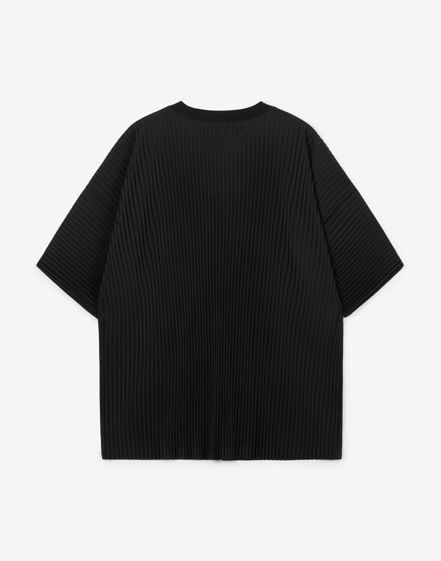 요요기 플리츠 바이 티엔지티 Yoyogi Pleats Tee (Black) 블랙 착용컷
