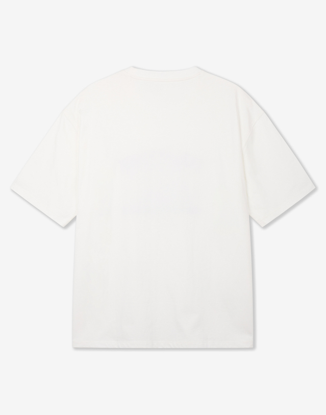 티엔지티 City Walker Graphic Tee (White) 흰색 착용컷
