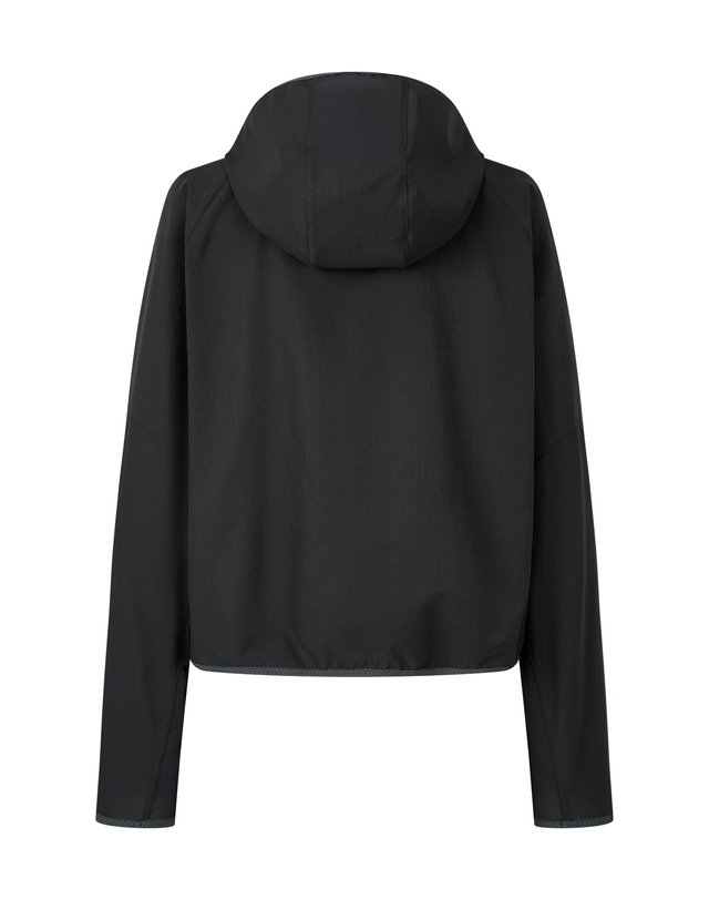 티톤 브로스 여성 Air Grid Hood Zip up 차콜 그레이 착용컷