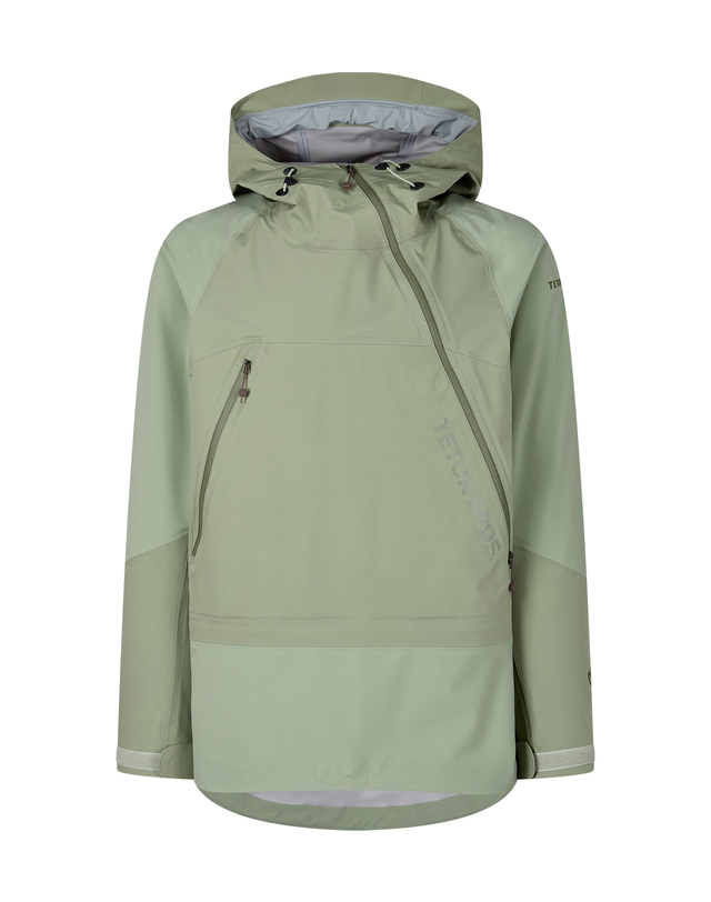 티톤 브로스 Tsurugi Jacket 밝은 카키 착용컷