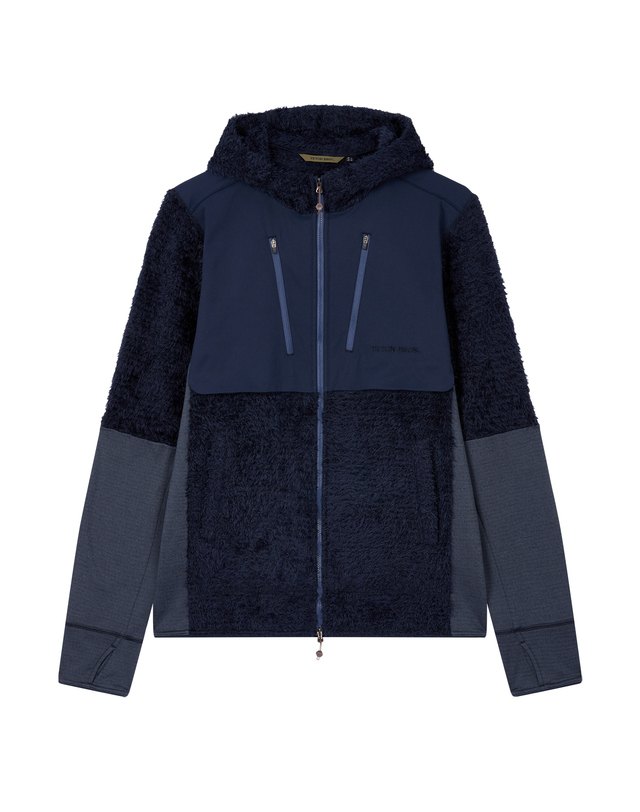 티톤 브로스 OCTA Highloft Tec Hoody 밝은 네이비 착용컷