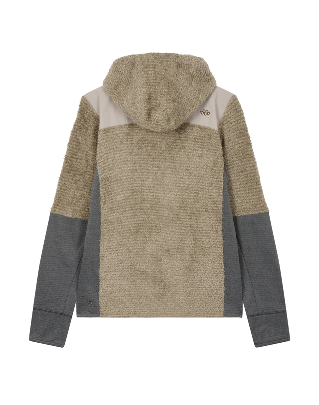 티톤 브로스 OCTA Highloft Tec Hoody 밝은 브라운 착용컷